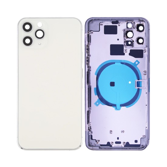 Back Cover+Frame Apple iPhone 11 Pro Max Silver Back Cover+Frame Apple iPhone 11 Pro Max Silver